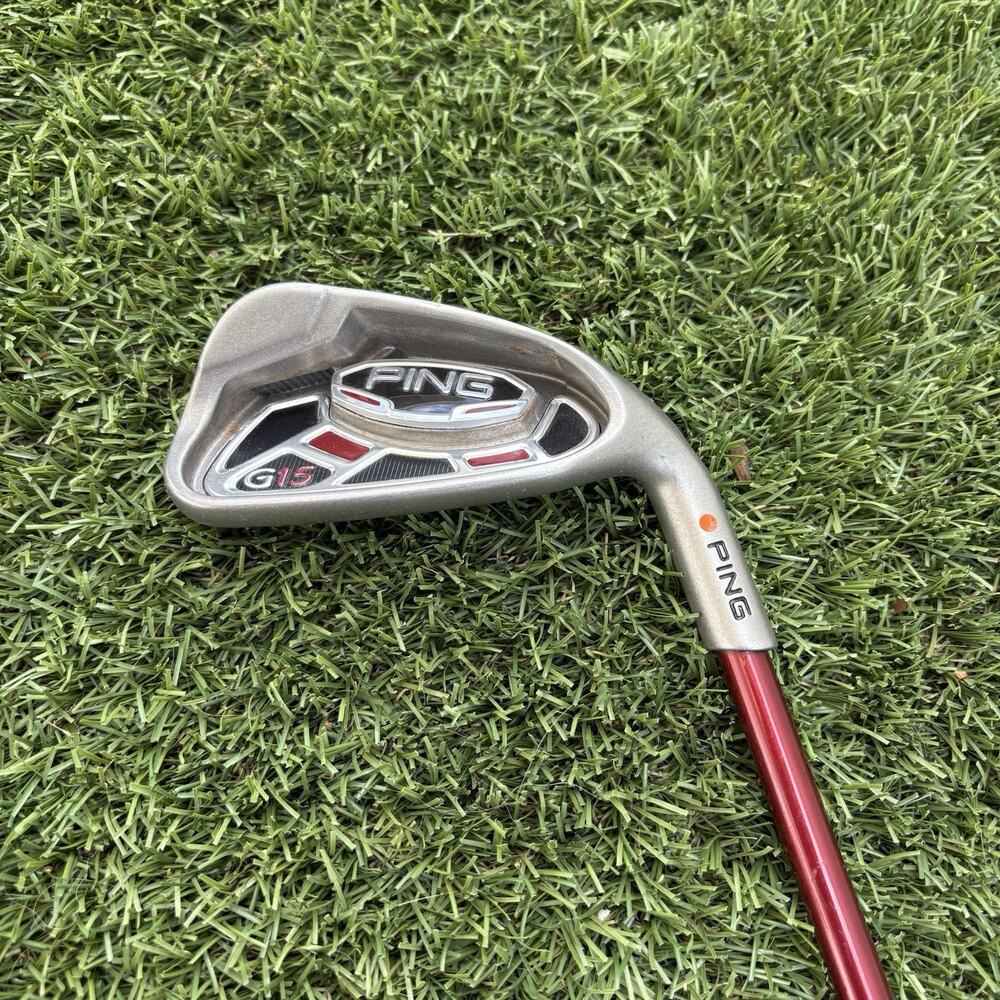 PING G15 Red Dot RH 7 Iron With Stiff Shaft and Ping Grip